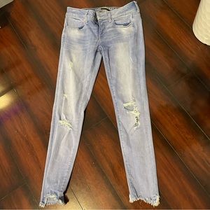 American Eagle x Cafe Super Low Rise Super Super Stretch Jeggings